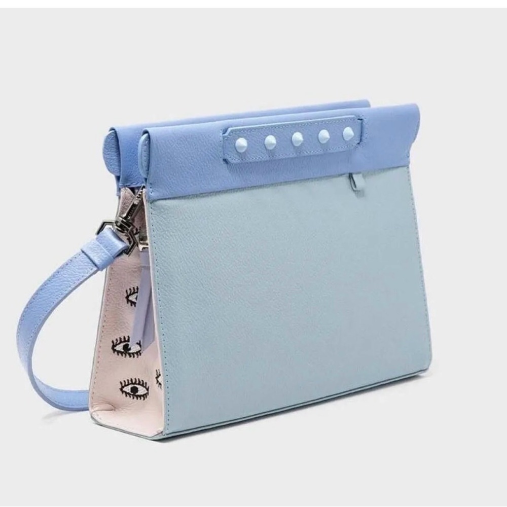 Min & Mon Light Blue Crossbody Bag